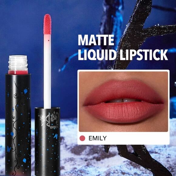 Tim Burton's Corpse Bride Everlasting Love Liquid Lipstick Emily Sheglam - Picture 2 of 2